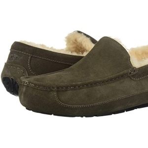 Men Ascot Ugg Sheepskin Shearling Loafer Slip On